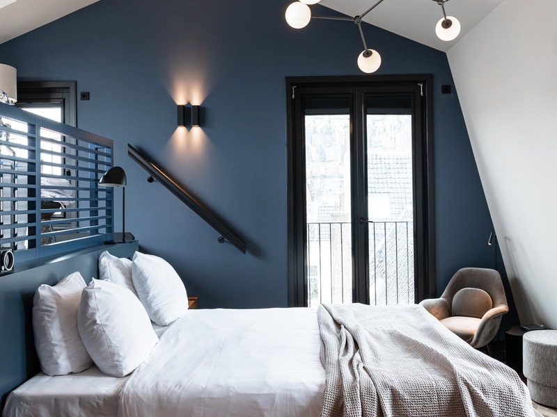 Hotelkamer van Hotel The Nox midden in het hart van Utrecht