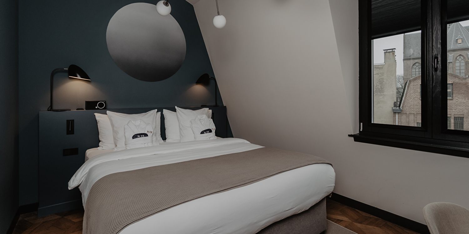 bed in de crescent moon kamer